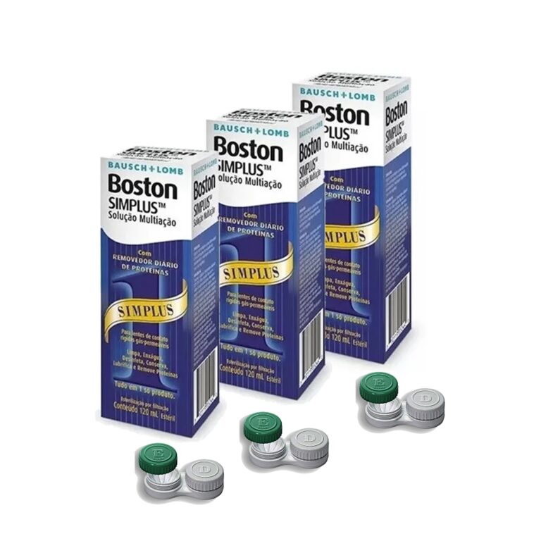 Solução Bausch + Lomb Boston Simplus 120ML ̵