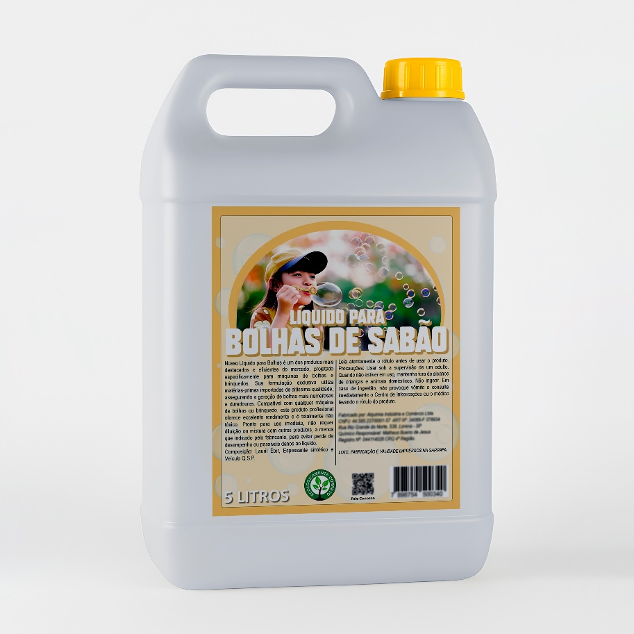 Refil Para Bolha de Sabão Liquido Concentrado – Atóxico Para Máquina e Brinquedos Bolhinhas e Bolhas