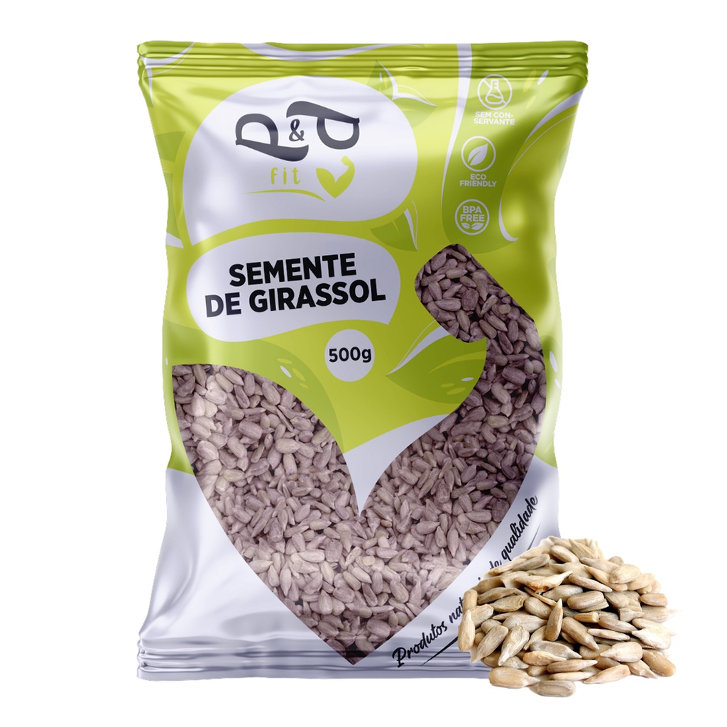 Semente de Girassol Sem Casca Crua – 500g