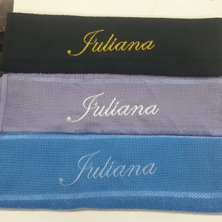 Kit Volta as Aulas 5 toalhas Bordadas com Nome sem