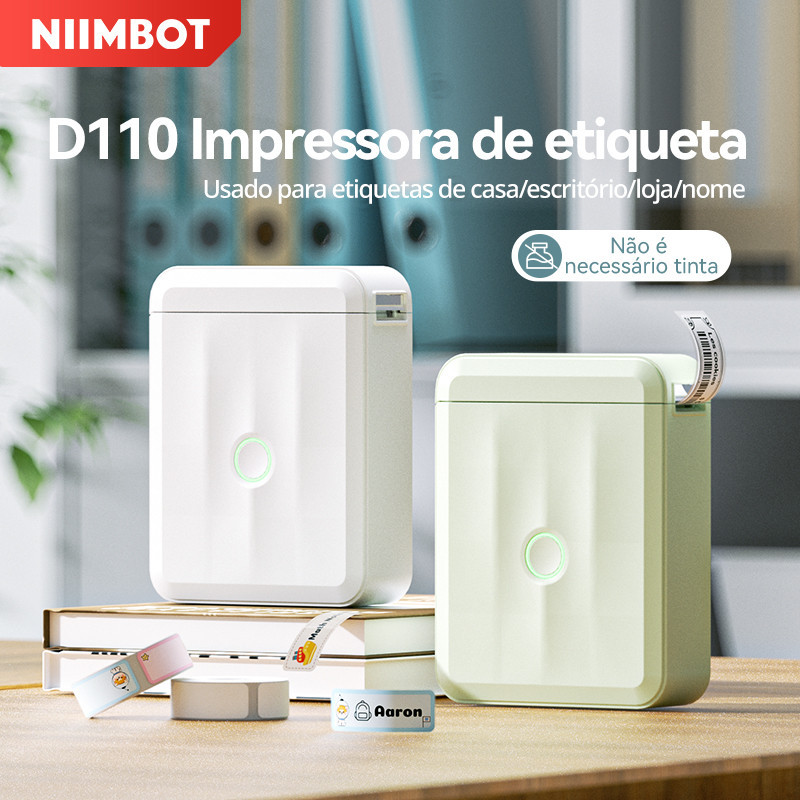 Niimbot D110 Impressora de Etiquetas Inteligente Térmica Bluetooth Impressora sem Tinta para iOS And