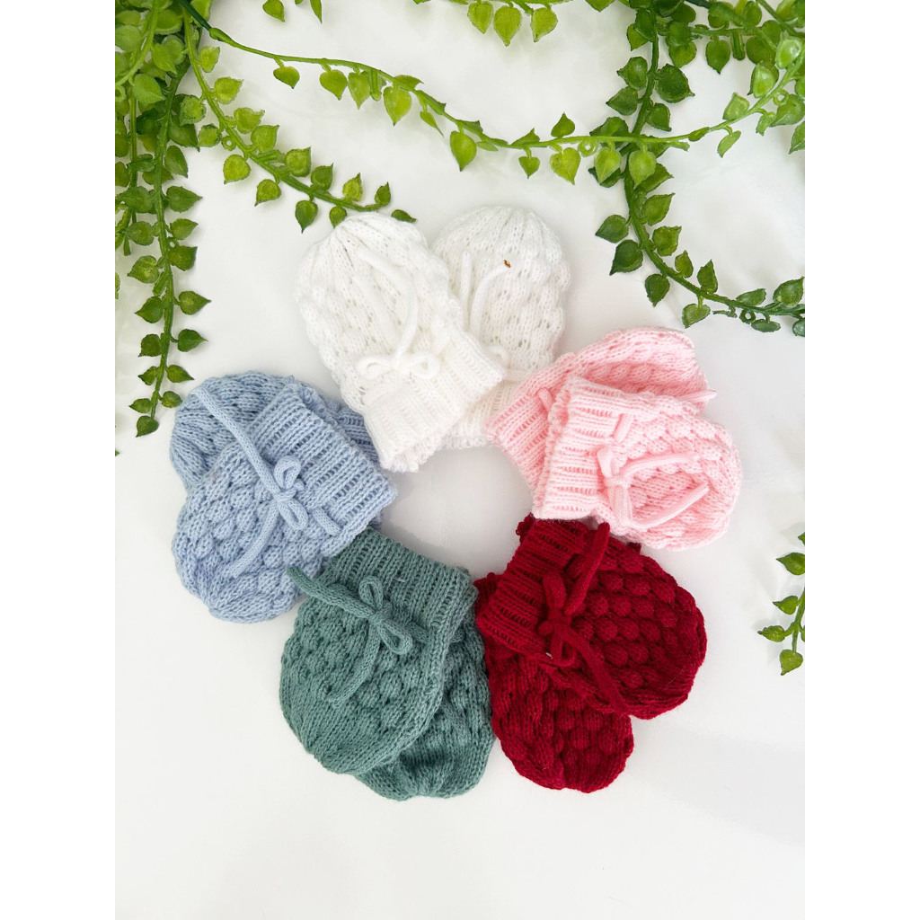 Luva para Bebê RN (par) maternidade em tricô  Promoção