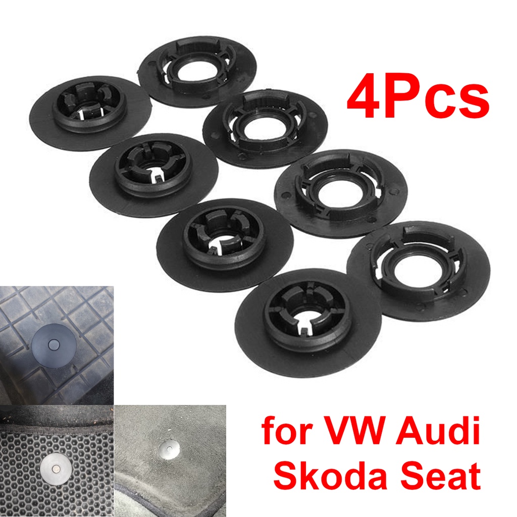 2/4 Pcs Tapete Do Carro Clipe Fastener Grampos Fixers 3D08645214PK Para VW Passat Polo Golf Jetta Au