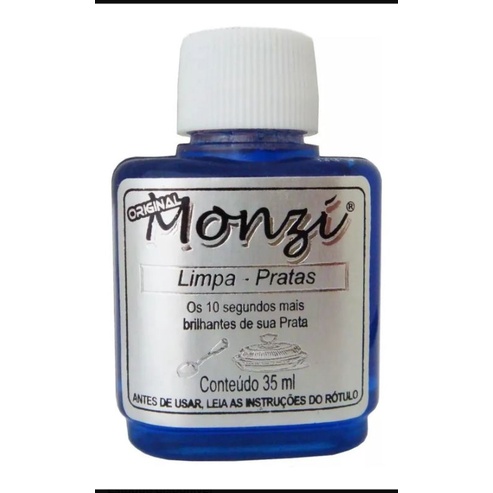 Limpa Prata Monzi 35 ml ORIGINAL.