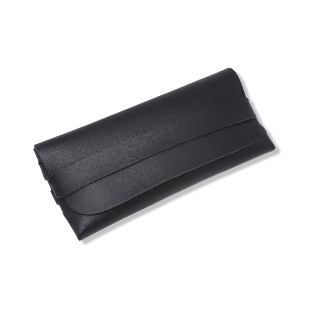 Porta Óculos de Sol Estojo em Couro Sintético case Resistente Premium Luxo Slim