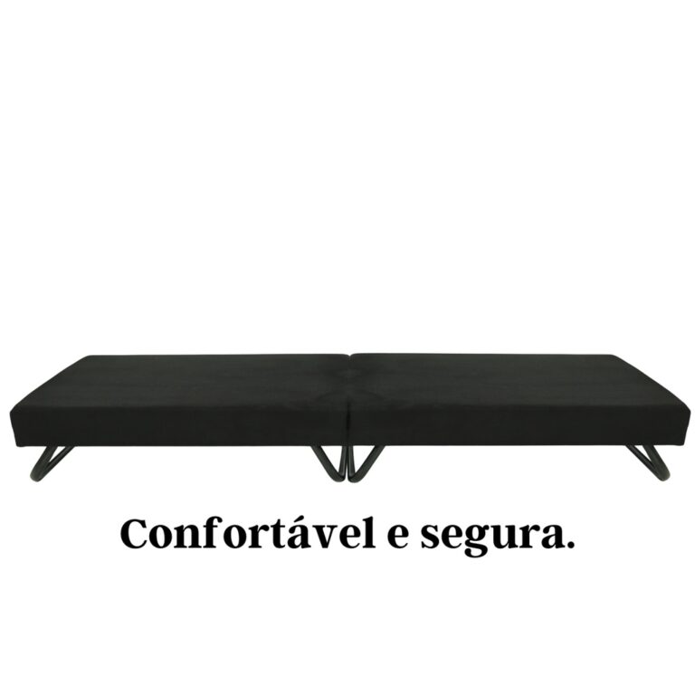Cama Portátil Dobrável Solteiro Praia Varanda e 