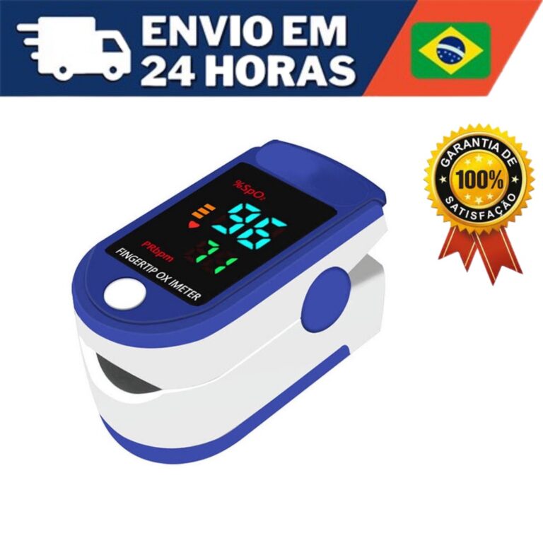 Oximetro De Dedo Digital Medidor De Saturação De