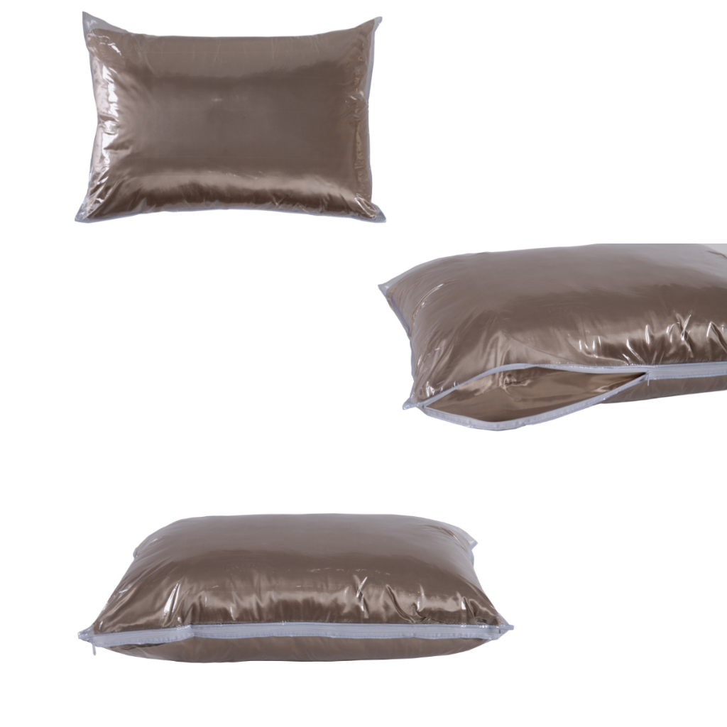 10 Saco Organizador Embalagem Para Travesseiros 50 X 70 De Pvc Com Ziper