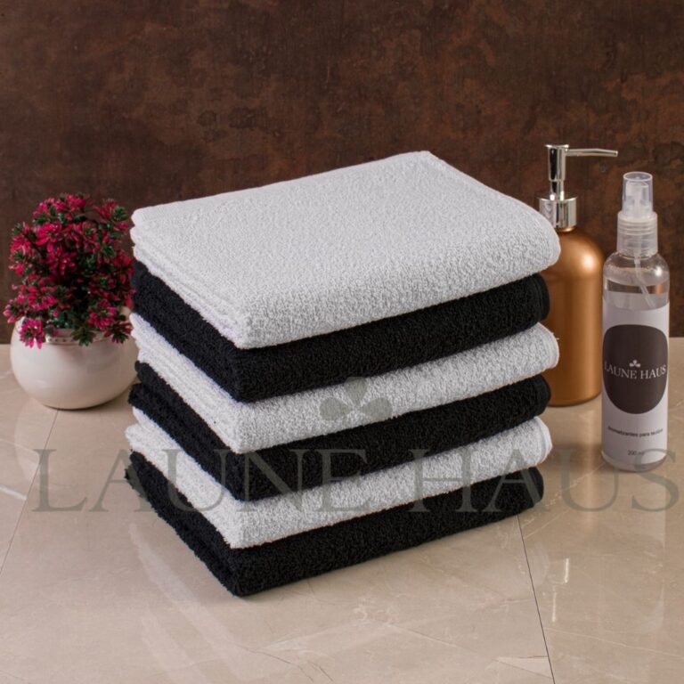 Kit 10 Toalhas de Rosto Grande Felpudas Para Salã