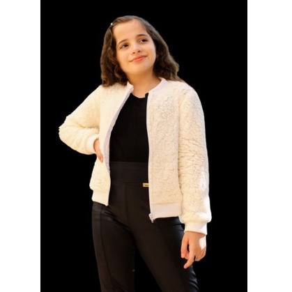 Blusa de frio infantil feminina fleece. Jaqueta Te