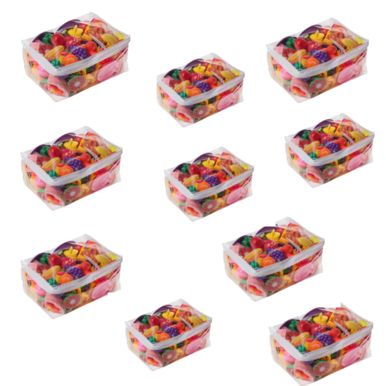 Kit 10 Saco Organizador Guarda Roupa Brinquedos C/