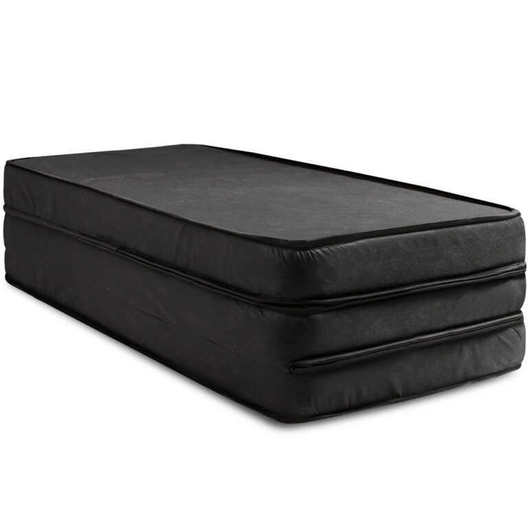 Puff Multiuso 3 Em 1 Casal Espuma Preto – Bf