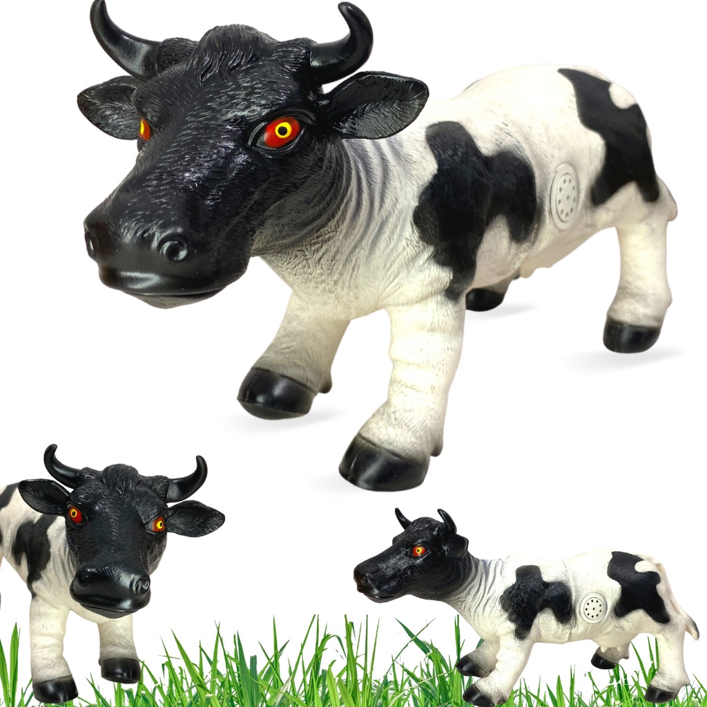 Vaca De Brinquedo Grande Com Som De Borracha Fazendinha