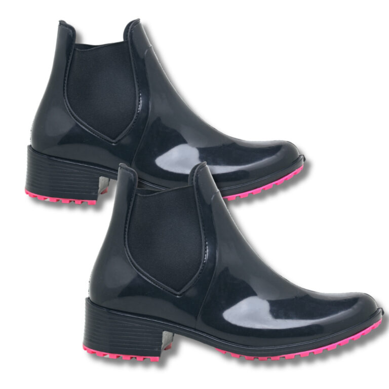 Kit Bota Galocha Feminina Frio Chuva Confortável 