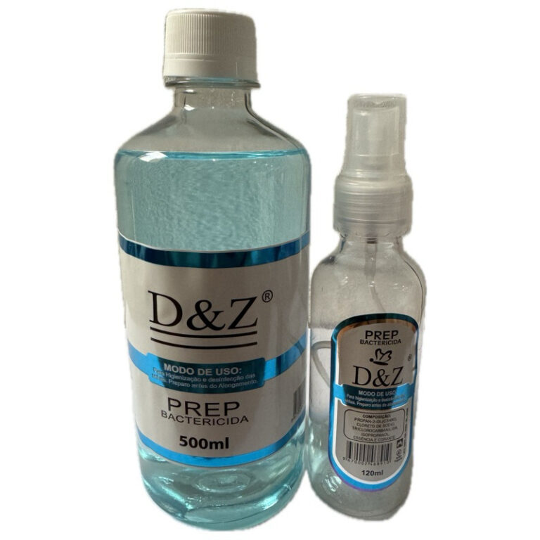 Prep DEZ bactericida 500ml mais refil de 120ml