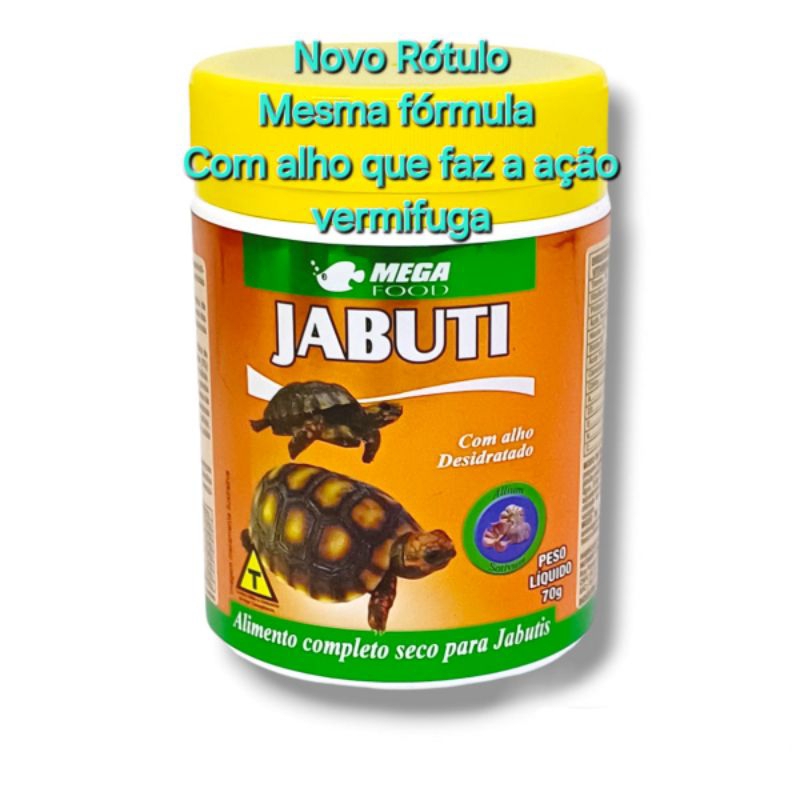 Ração Para Jabuti 70 Gramas