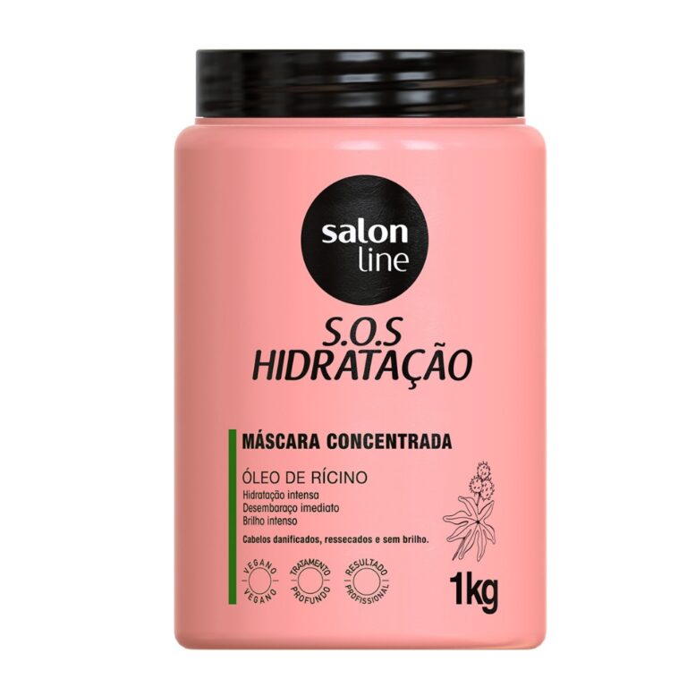 Máscara S.O.S Hidratação Óleo de Rícino Salon