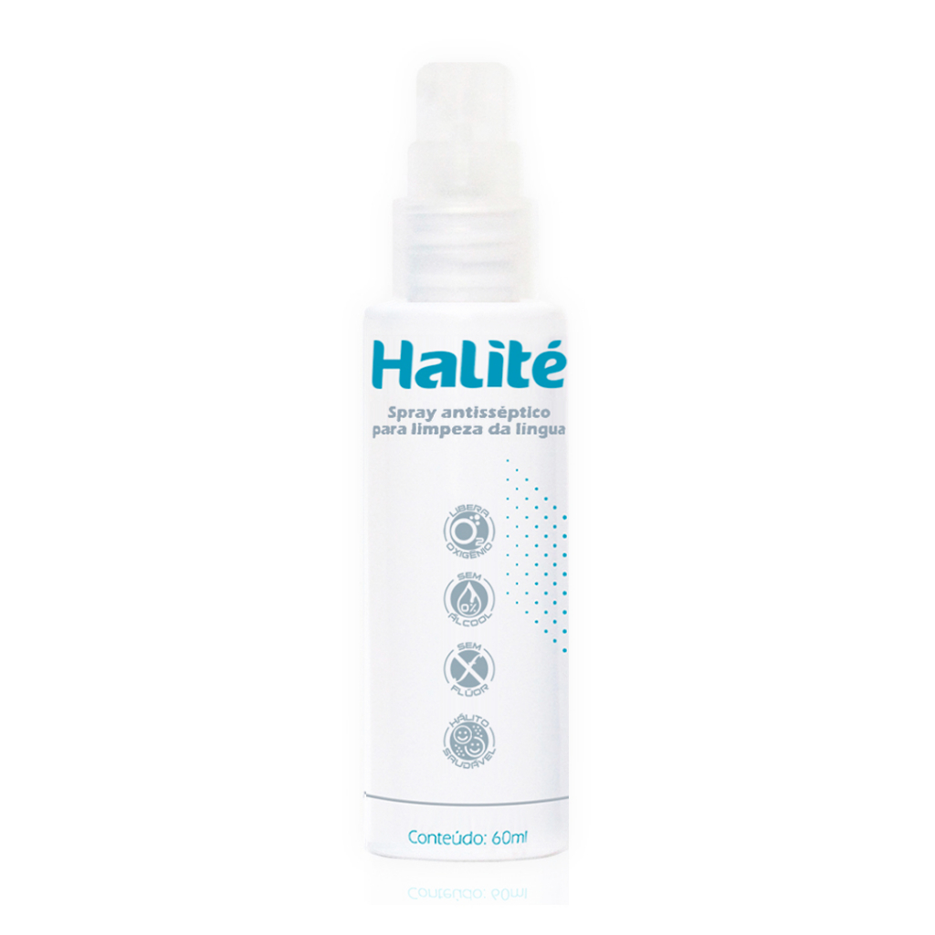 Spray Antisséptico Para Limpeza Da Língua Halité – 60ml