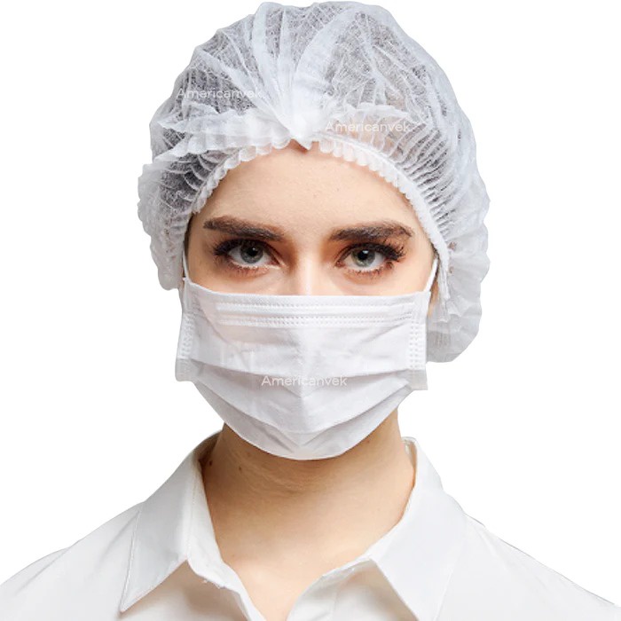 3 Pacotes de Toucas TNT Descartáveis Sanfonada Br