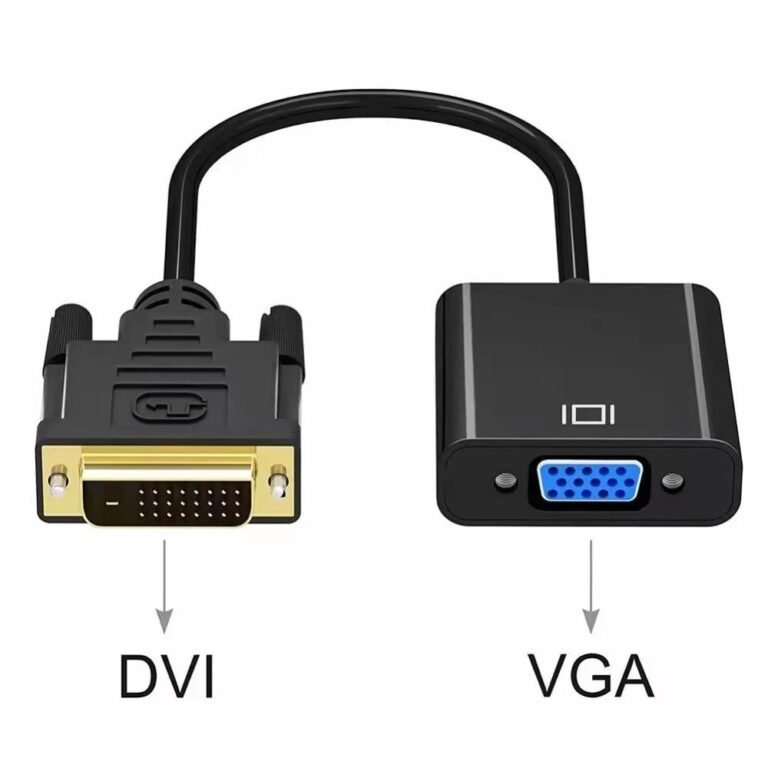 Adaptador Conversor Dvi Macho Para Vga Fêmea Pc A