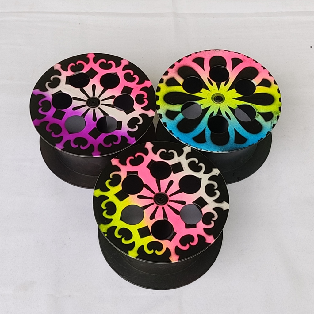 Pipa – Carretilha grafitada 21 cm com rolamento