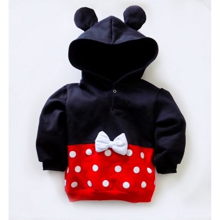 Agasalho Moletom Fantasia Mouse com Lacinho Catito