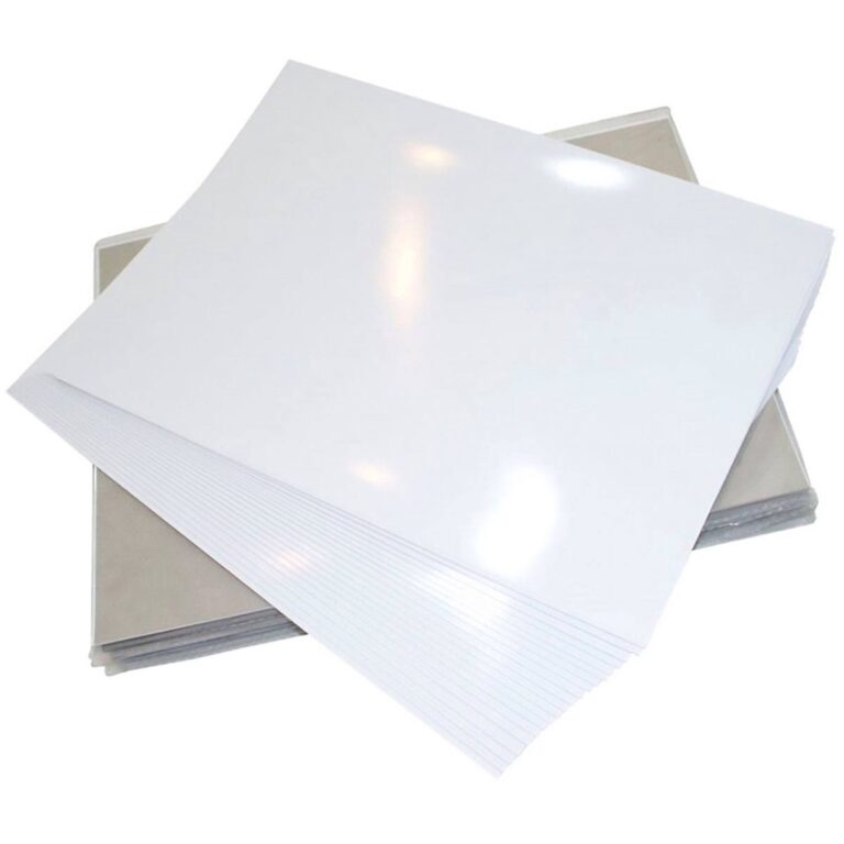 Papel Fotográfico A4 120g Glossy Branco Brilhante