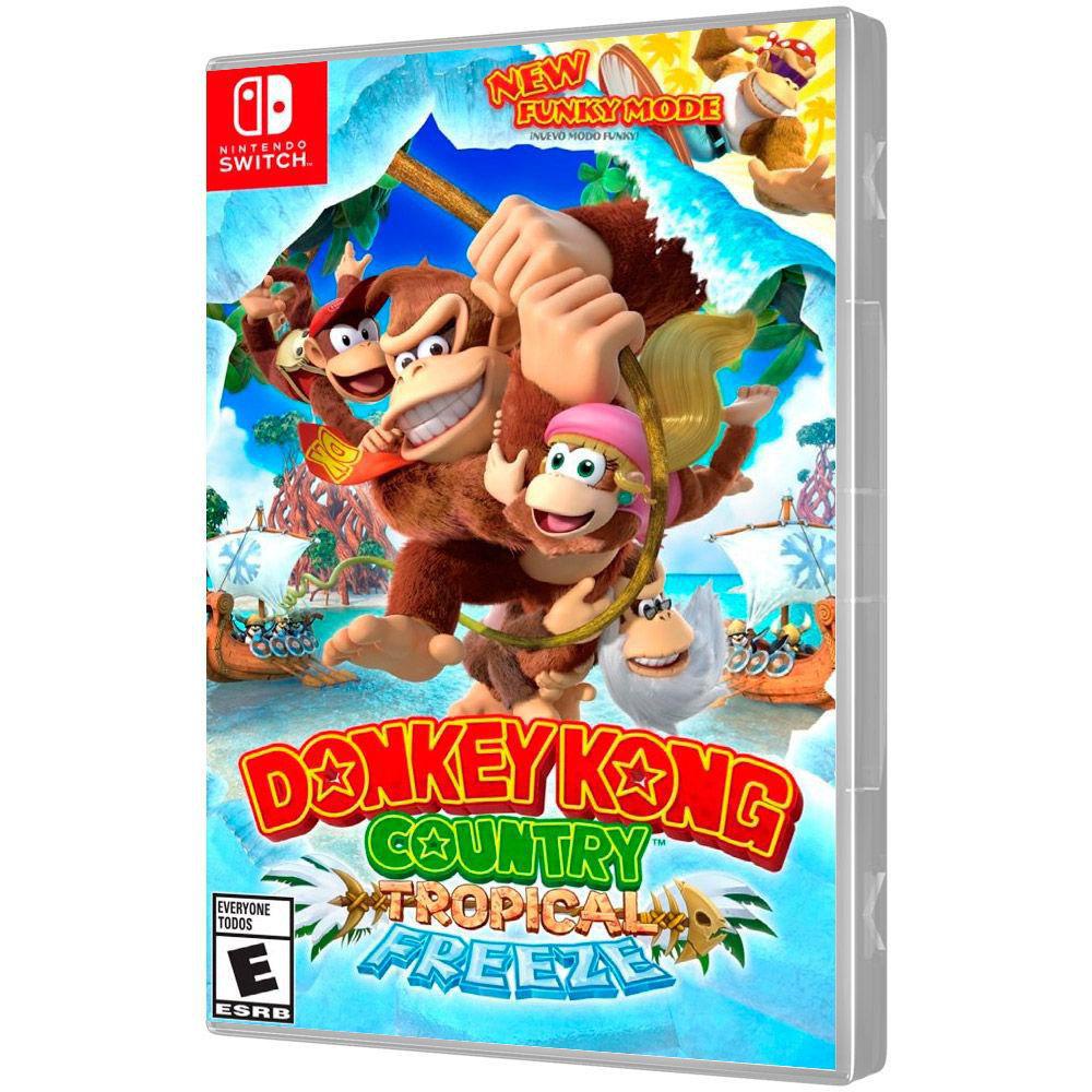 Donkey Kong Country Tropical Freeze Switch Mídia Física