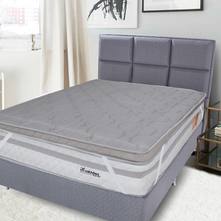 Pillow Top Solteiro Espuma D45 Firme 88x188x5cm &#