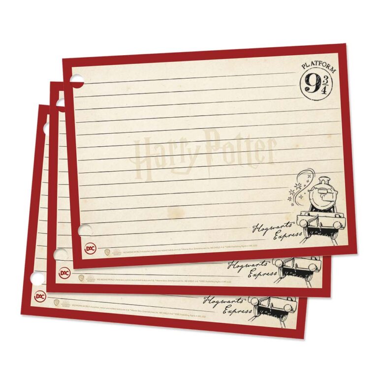 Refil c/ 80fls Para Mini Caderno Argolado Harry Po