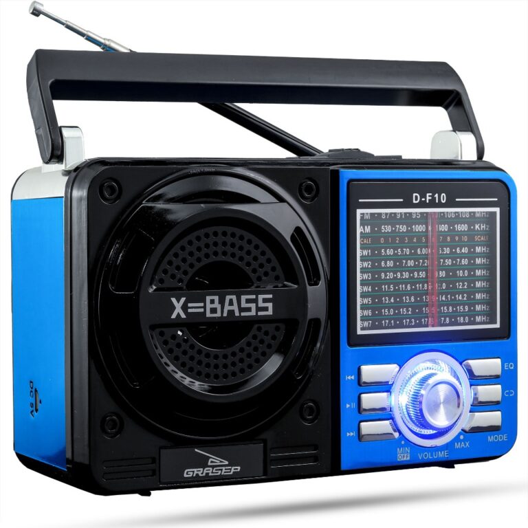 Caixa de Som Retrô Vintage  Radio Am Fm Usb Sd Au