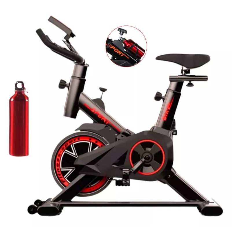 Bicicleta Bike Ergometrica Spinning Academia Inércia 10kg Fitness Profissional 150kg