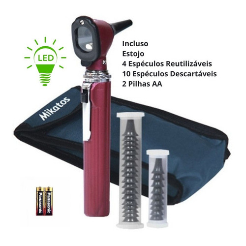 Mini Otoscópio Mikatos Para Diagnósticos –
