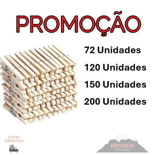 Prendedor Pregador de roupas de madeira pregador p