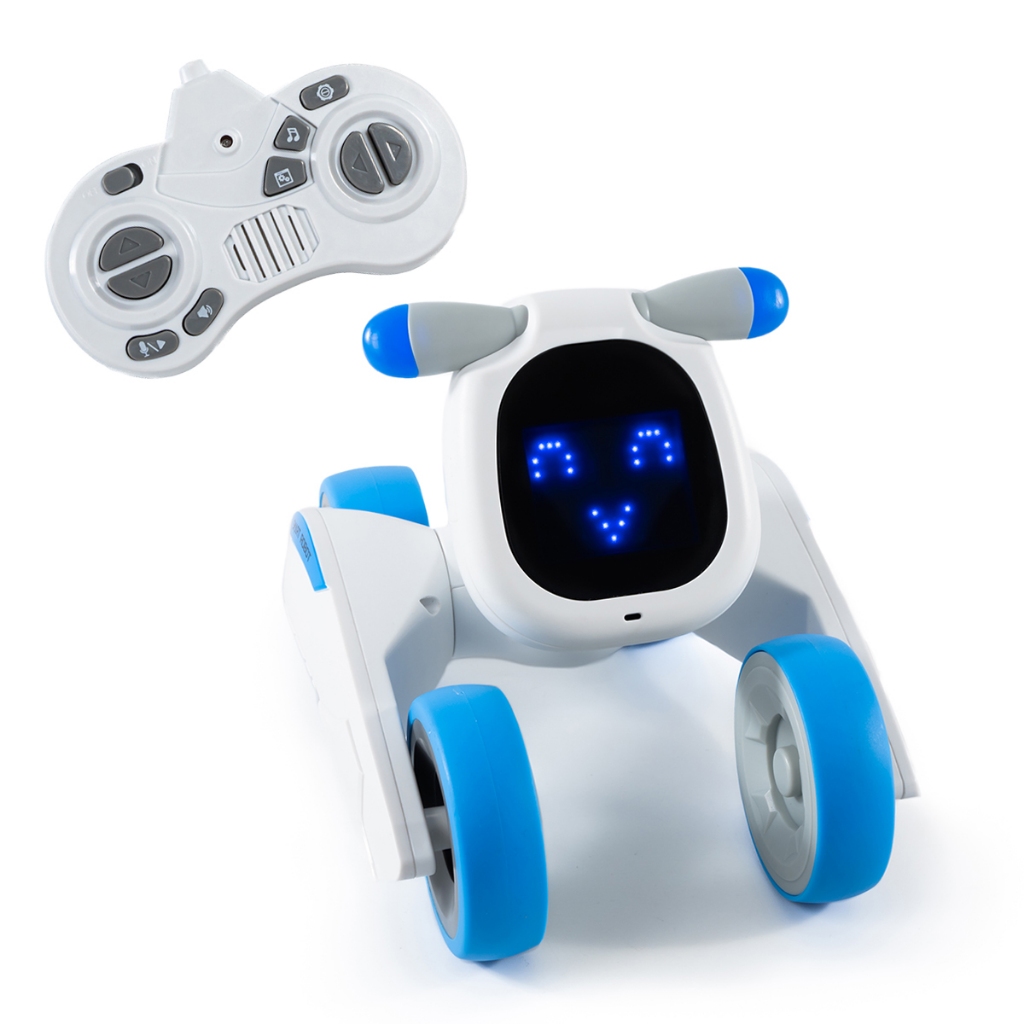 Cachorro Robô Puppy Bot Interativo C/ Luzes e Controle Remoto Inteligente com Sons e Movimentos