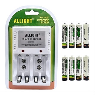 Kit Carregador de Pilhas AA(Grossa), AAA(Palito) ,