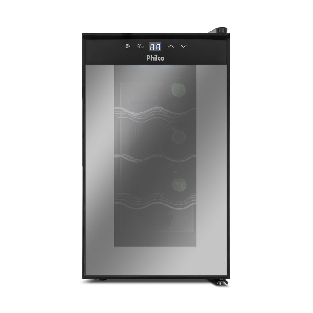 Adega Philco 8 Garrafas Display Digital Bivolt PAD8E