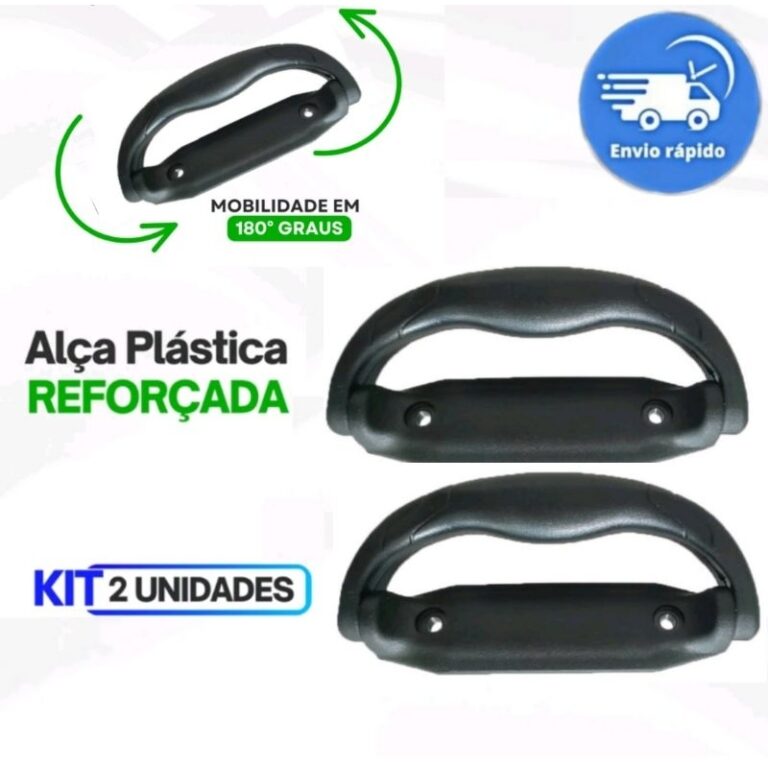 kit 2 Alça de reposição para malas, maletas, bo