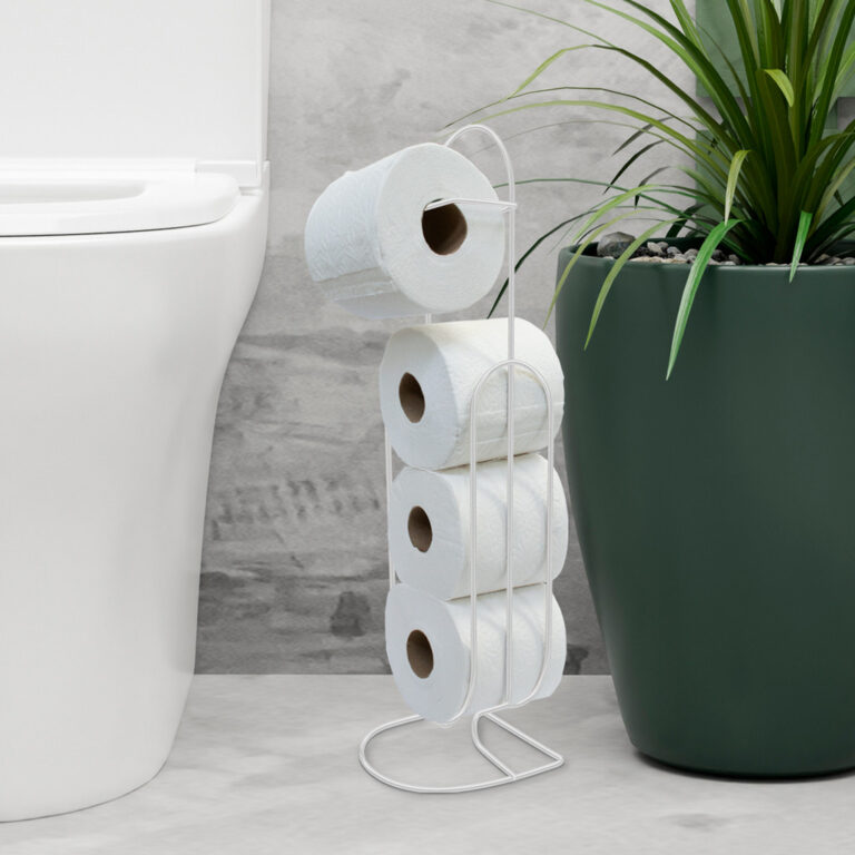 Suporte de 4 Papel Higiênico Luxo  O Toque de Sof