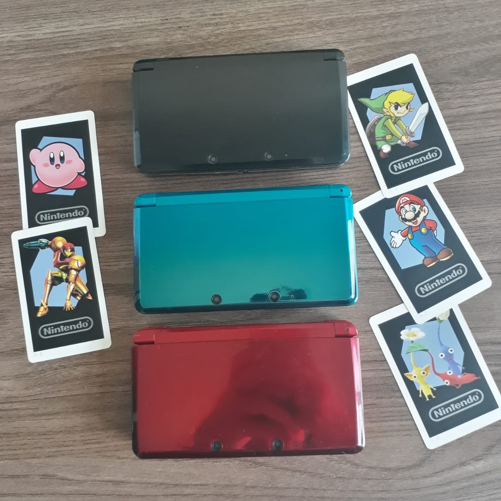 Nintendo 3DS com Cartão de Memória Cheio de Jogos e Emuladores