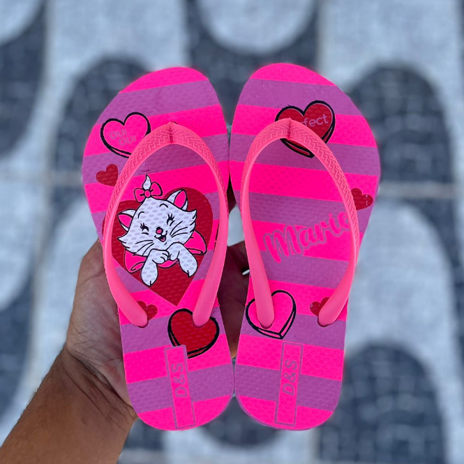 Chinelo, Sandália infantil Menina Criança Chinel