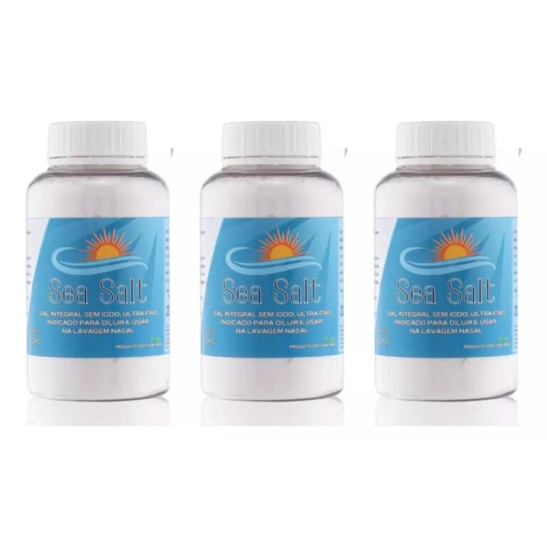 Lavagem Nasal em Pó Pote 250g Pó Kit C/3