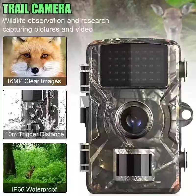 Camera De Trilha Visão Noturna Para Caça 1080P 16MP