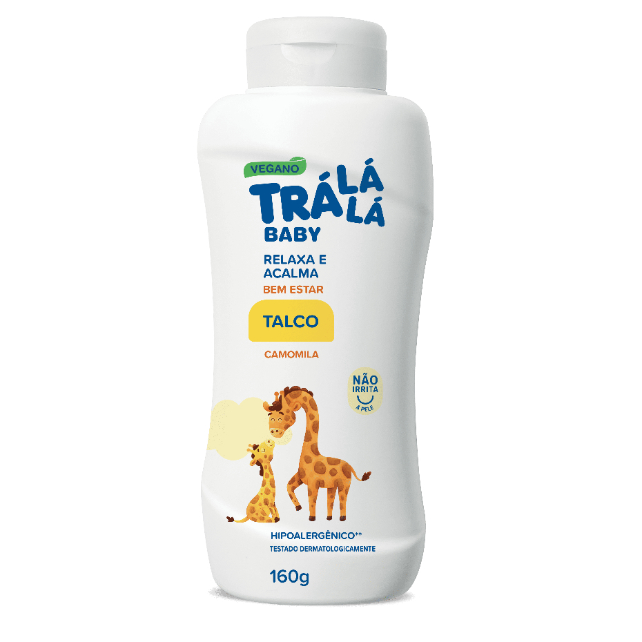 Talco Para Babês Tra Lá Lá Baby Bem Estar 160g