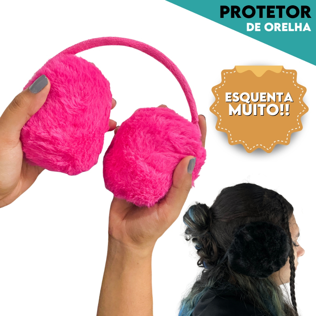 Protetor De Orelha Frio – Pelúcia – Bichinho – BNVT