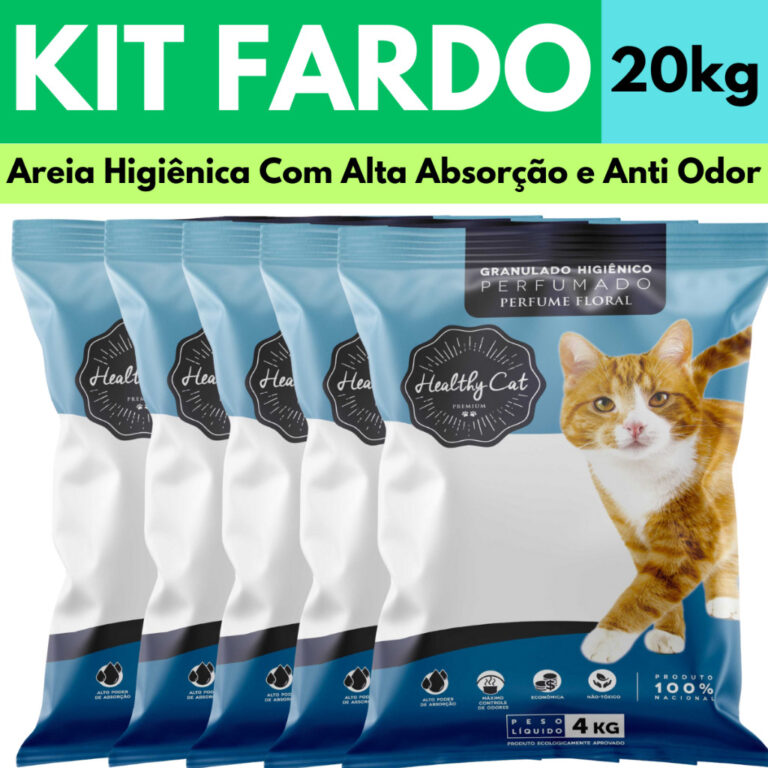Areia Para Gato Sanitária Perfumado Forma Torrõe