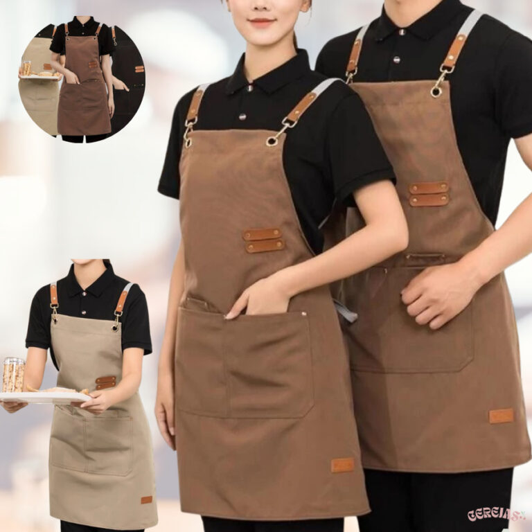 Avental Unissex Cozinha Profissional Dois Bolsos F