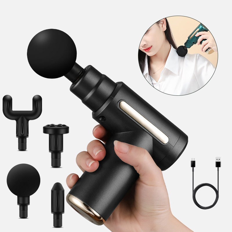 Massageador Elétrico Alta Frequência Profissional Portátil Muscular Massagem