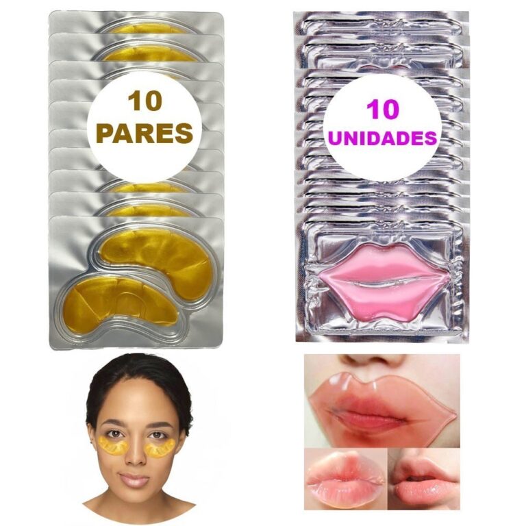 Kit 10 Hidratante Labial E 10 Pares Máscara Para 