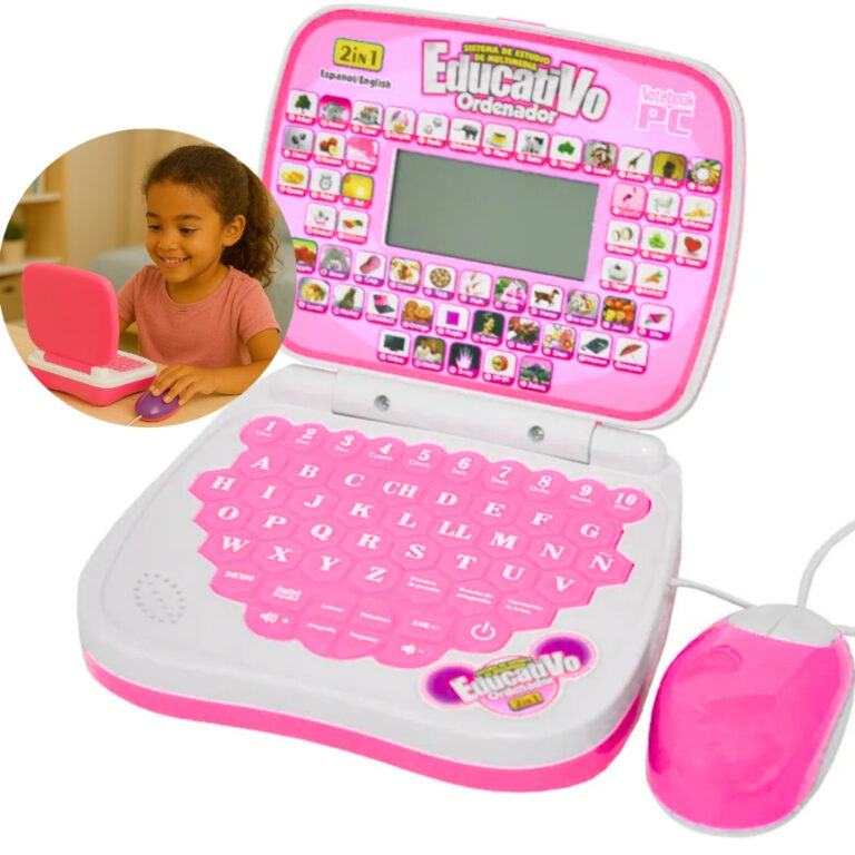 Laptop Educativo Infantil Brinquedo Feminino Noteb